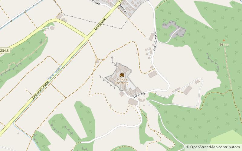 Thorberg Castle location map