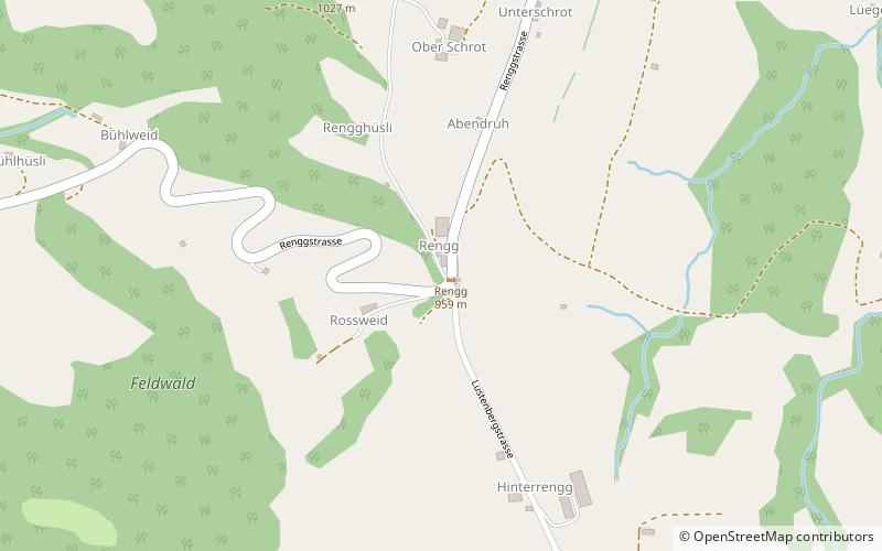 rengg pass biosphere de lentlebuch location map