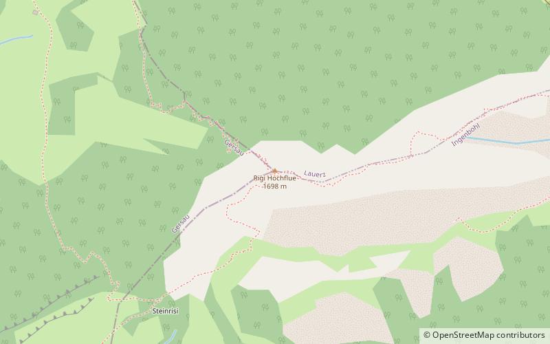 Rigi Hochflue location map