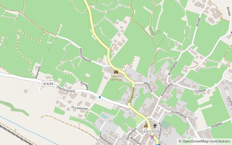 Salenegg Castle location map
