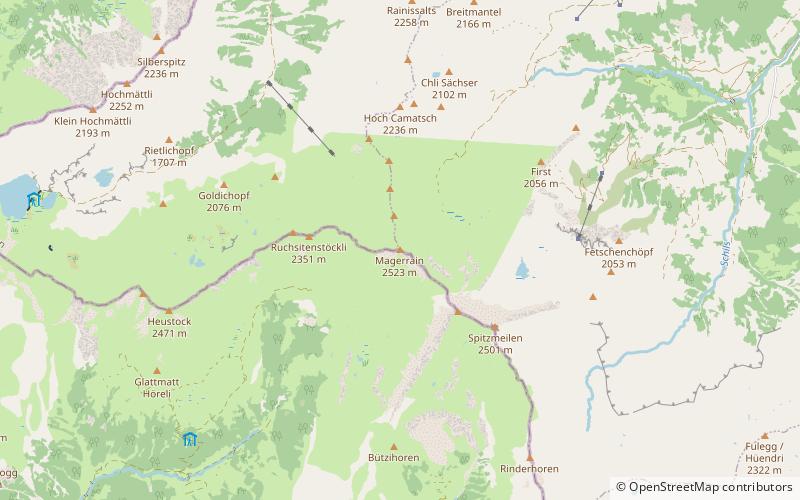Magerrain location map