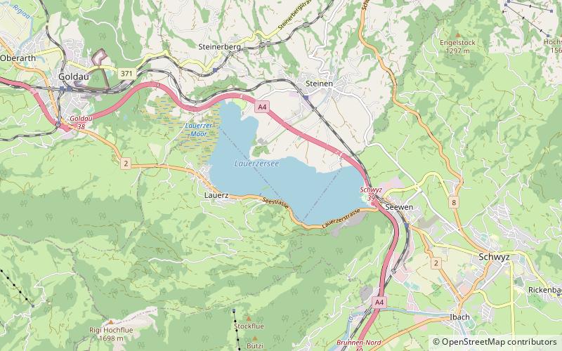 Lac de Lauerz location map