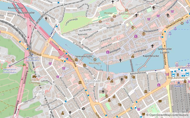 Reusswehr location map