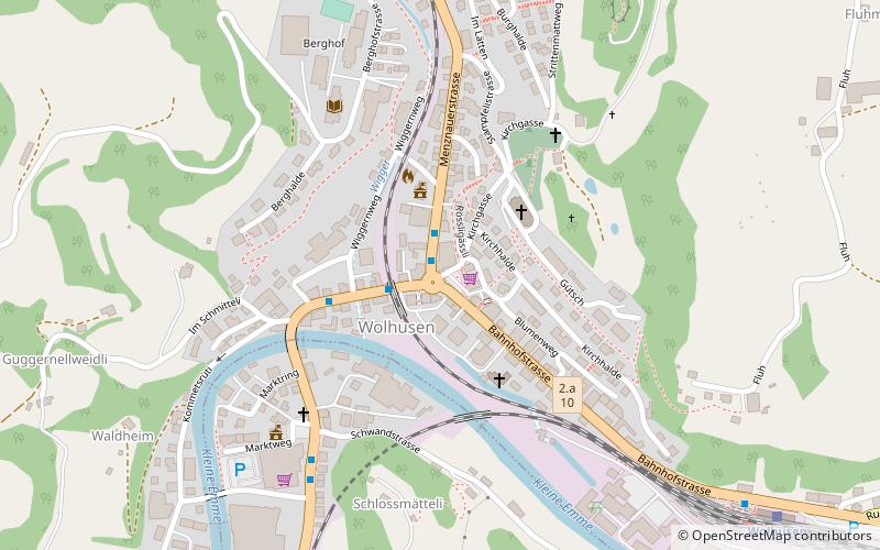 Wolhusen location map
