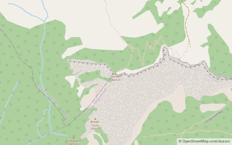 Gonzen location map
