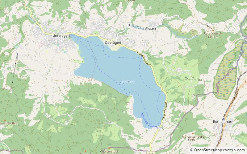 Lac d'Ägeri location map