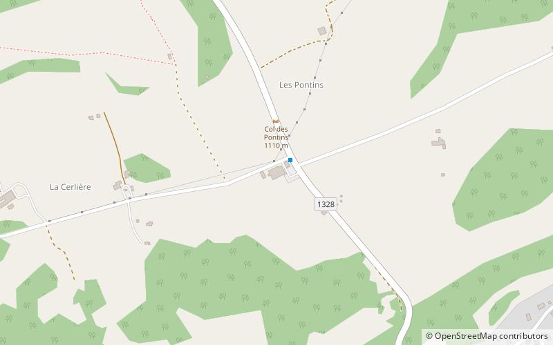 Les Pontins location map