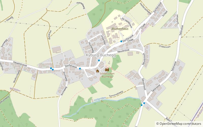 Buchegg Castle location map