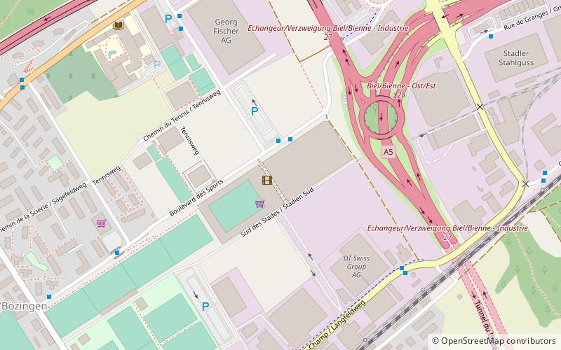 Tissot Arena location map