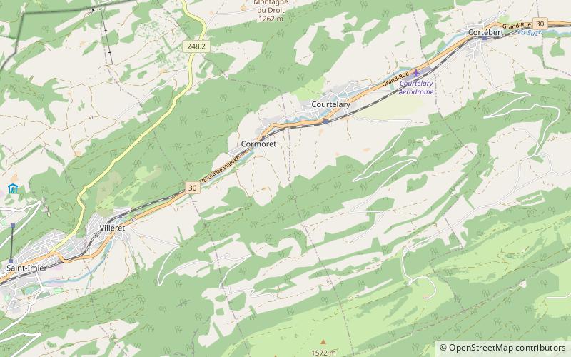 Chasseral location map