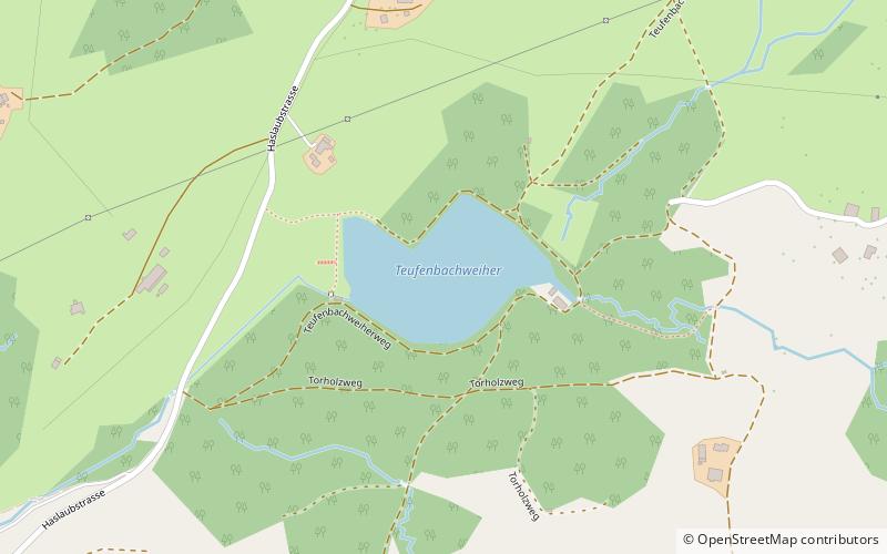 Teufenbachweiher location map