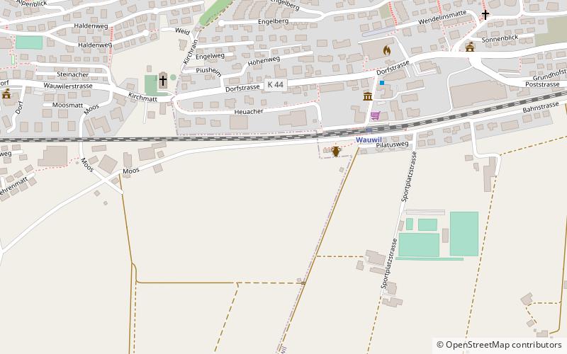 Wauwilermoos pile dwelling settlement location map