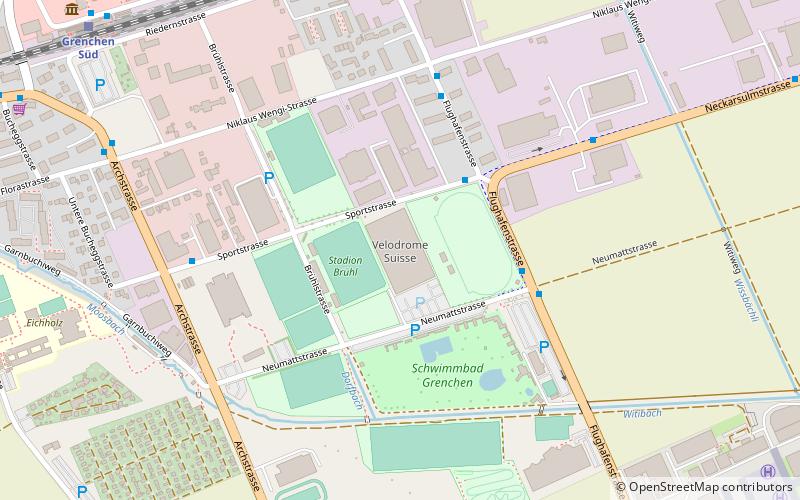 Vélodrome Suisse location map