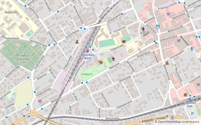 Parktheater Grenchen location map