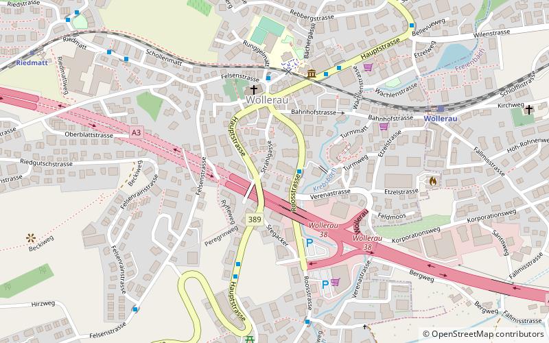 Wollerau location map