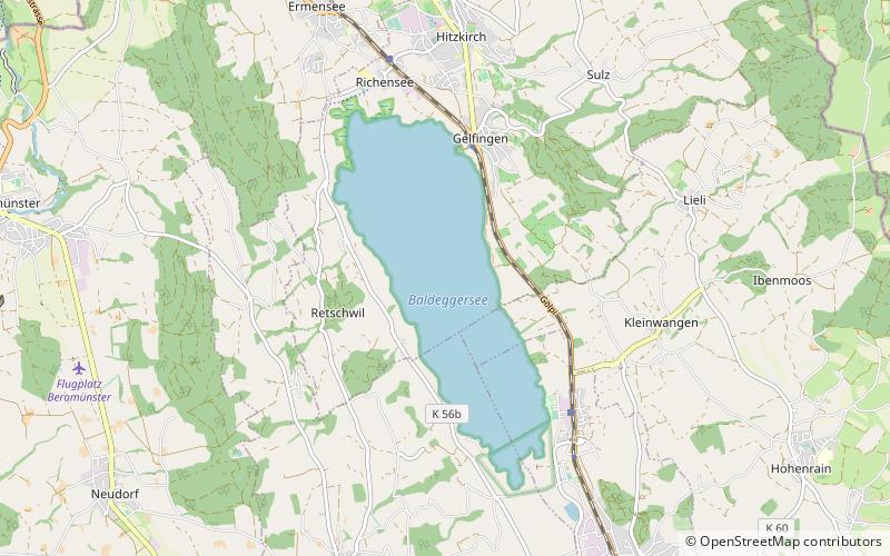 Lake Baldegg location map