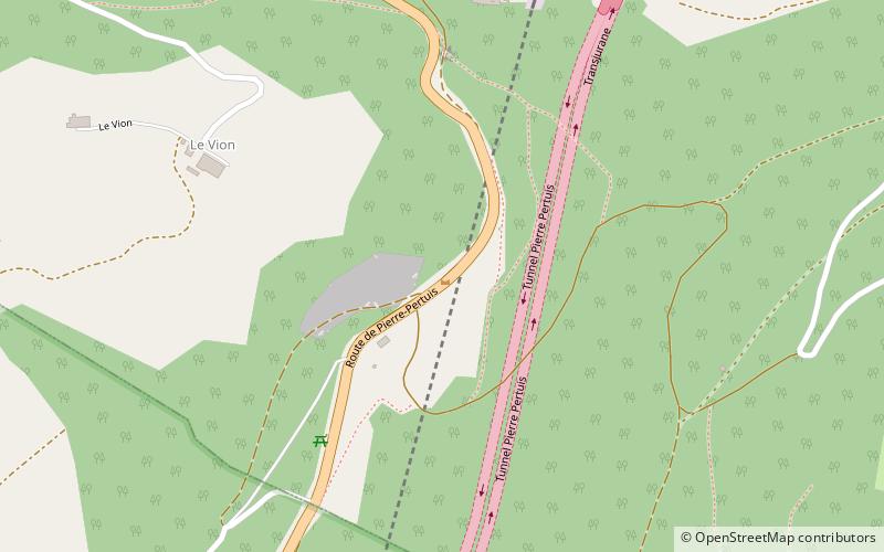 Col de Pierre Pertuis location map