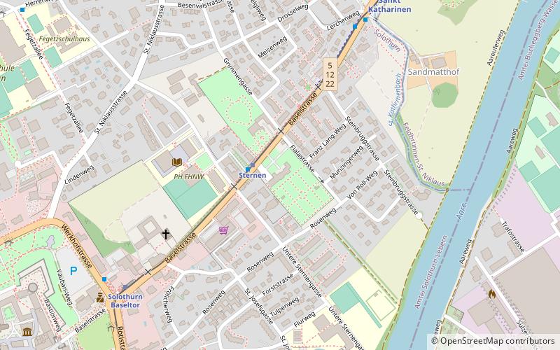 Steinbrugg Castle location map