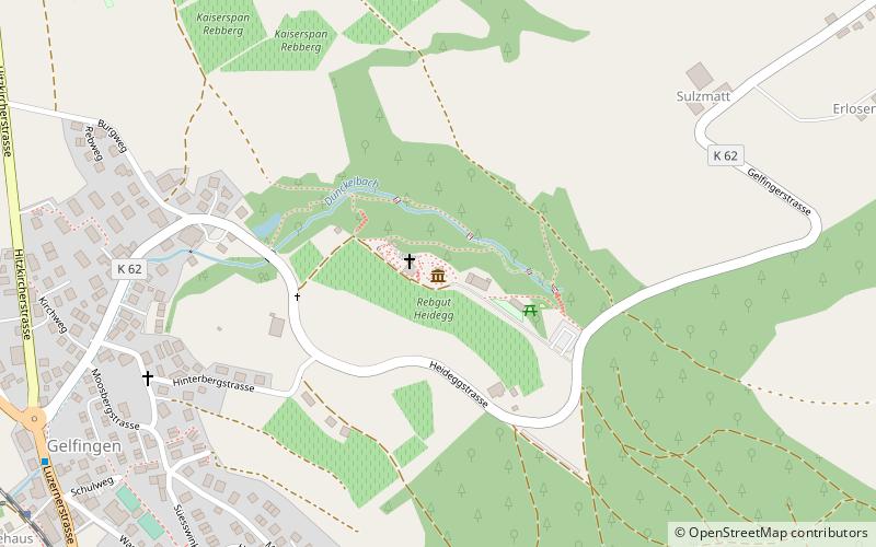 Heidegg Castle location map