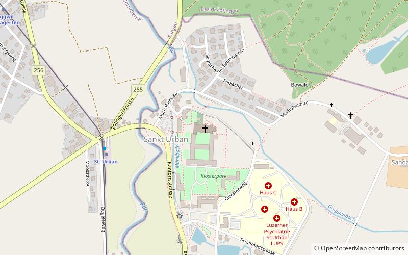 Kloster St. Urban location map