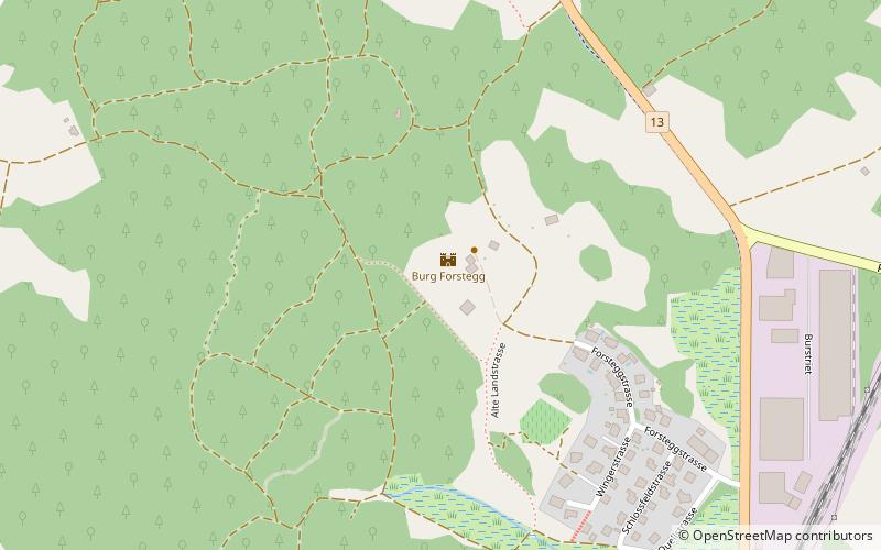 Burg Forstegg location map