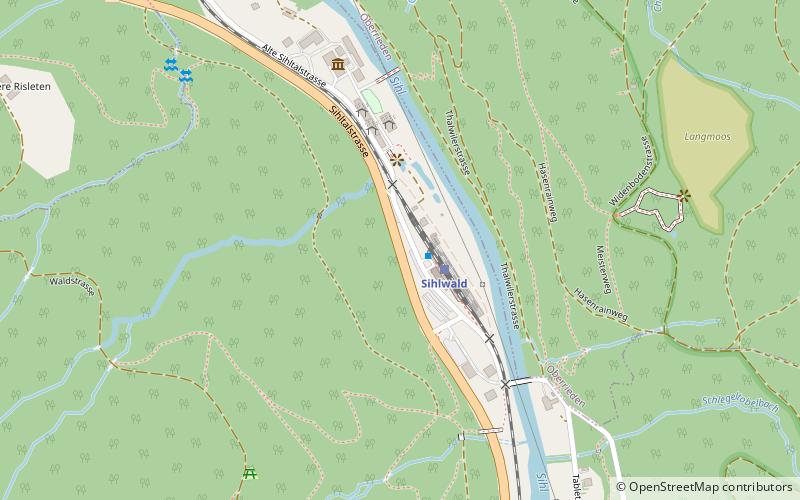 Zürich Wilderness Park location map