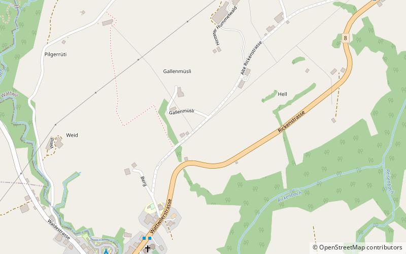Rickenpass location map