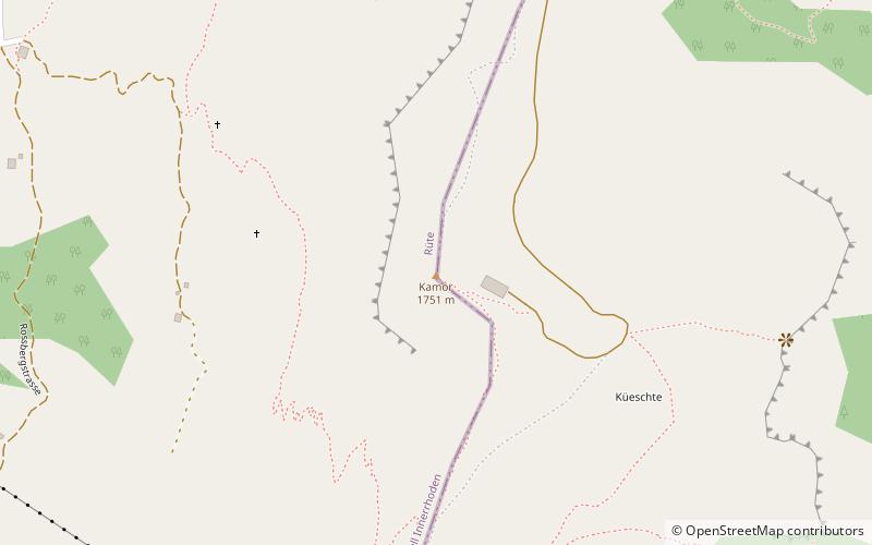 Kamor location map