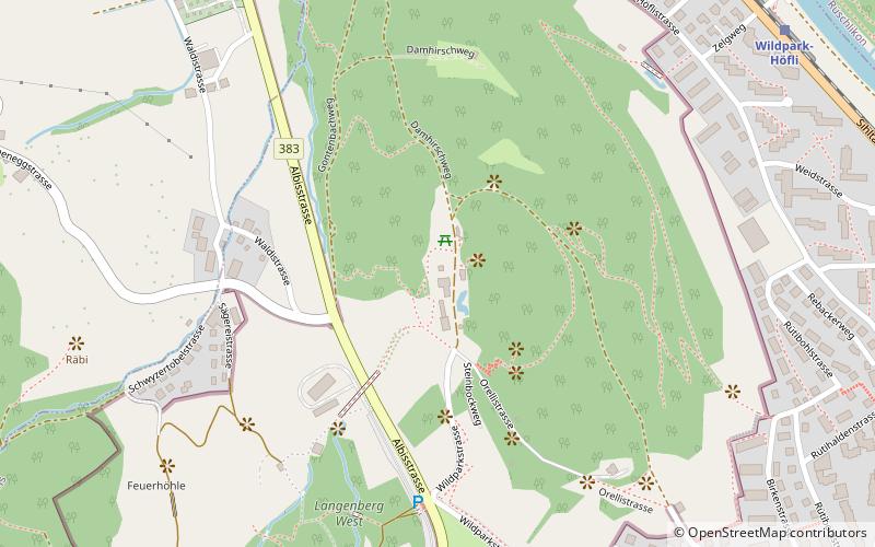 Wildpark Langenberg location map