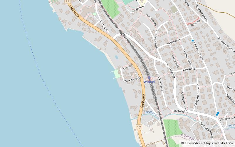 Strandbad Winkel location map