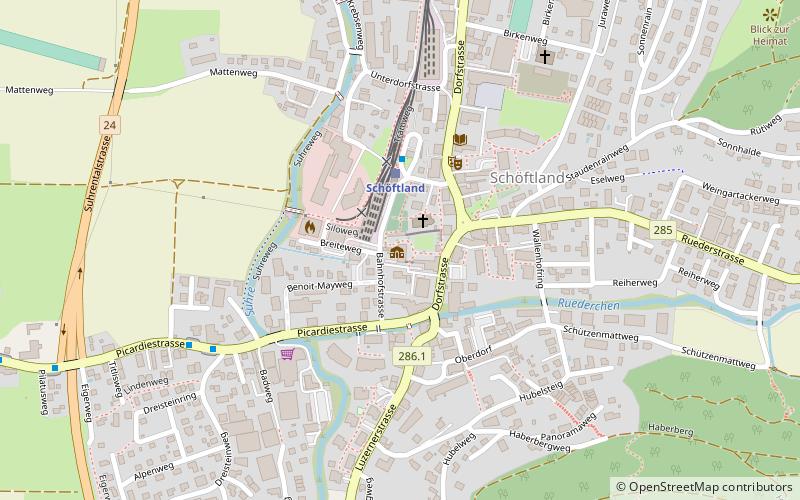 Schloss Schöftland location map