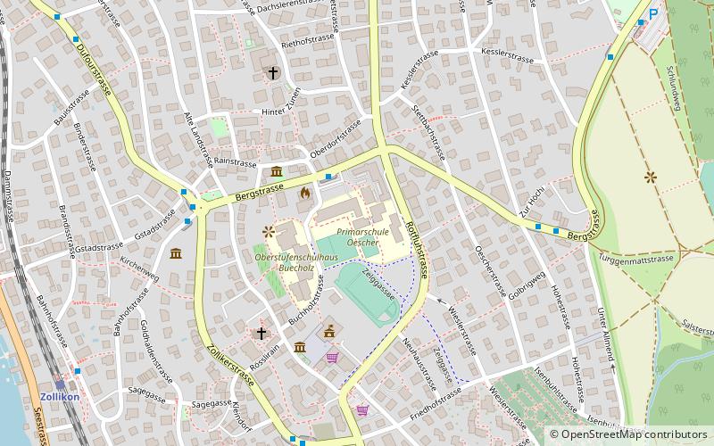 Zollikon location map