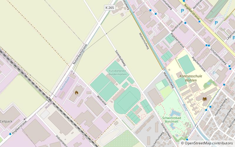 Stadion Niedermatten location map