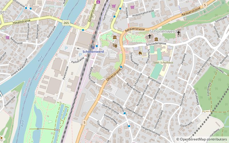 Schönenwerd location map