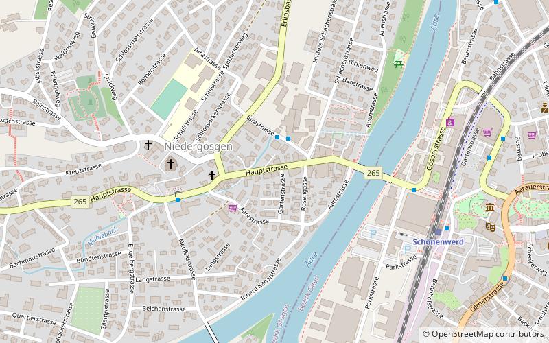 Niedergösgen location map