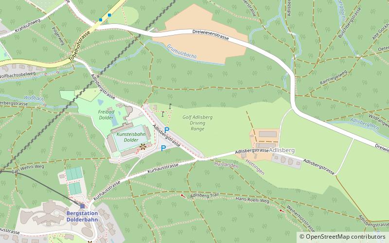 Golf Adlisberg Driving Range location map