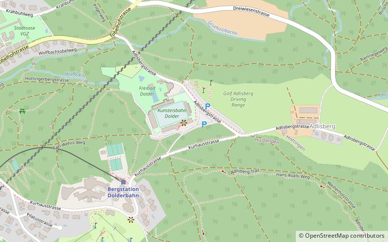 Hottingen location map