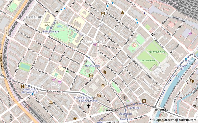 Helvetiaplatz location map