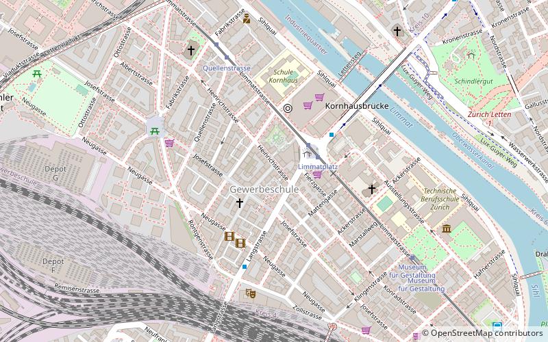 Gewerbeschule location map