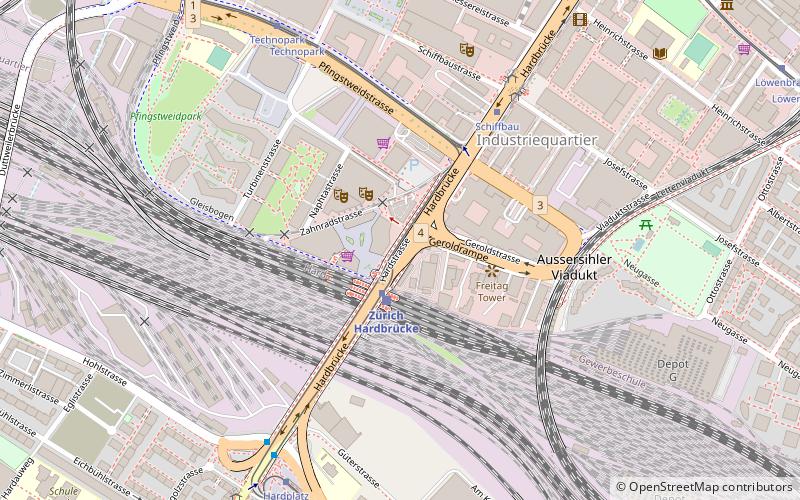 Hardbrücke location map