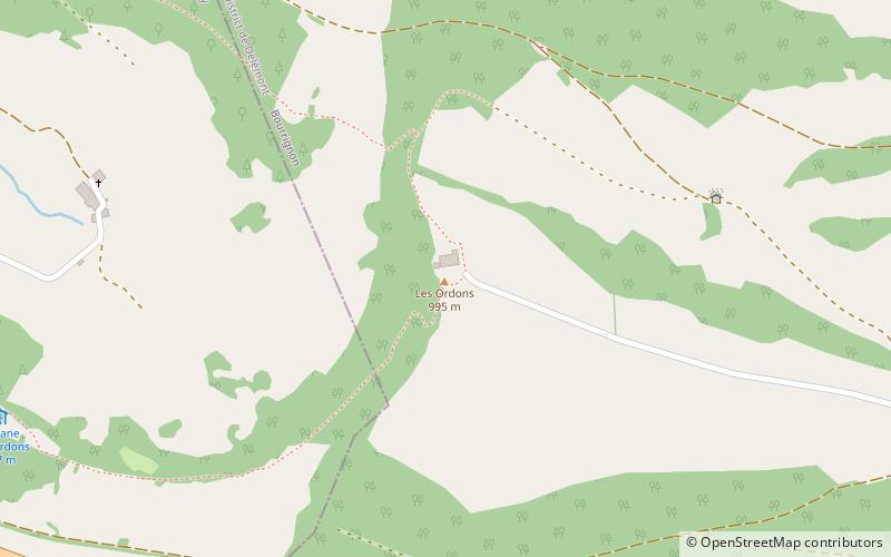 Les Ordons location map