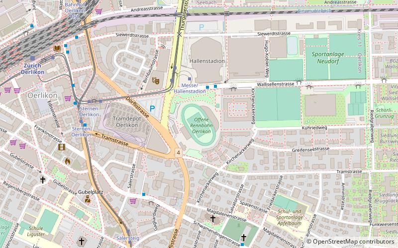 Vélodrome de Zurich-Oerlikon location map