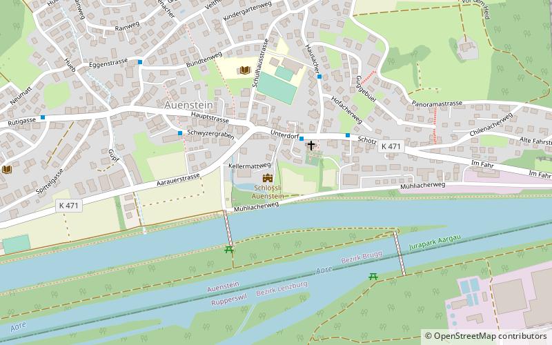 Schloss Auenstein location map