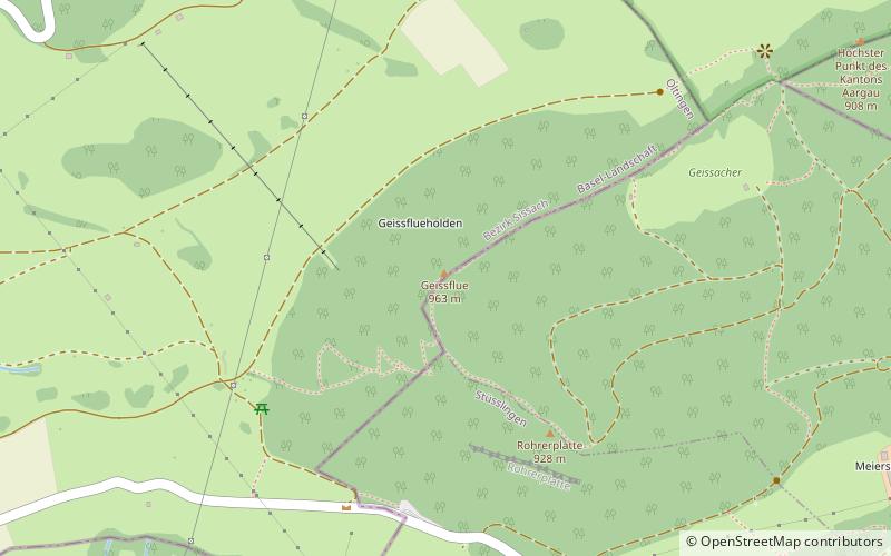 Geissflue location map