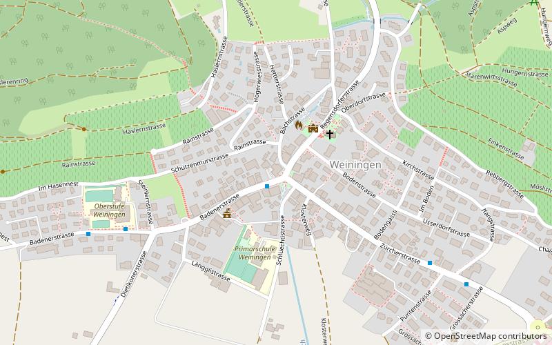 Weiningen ZH location map