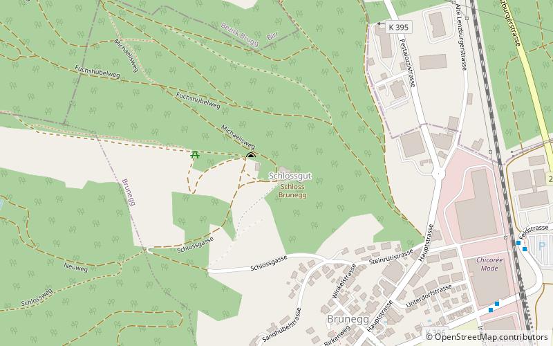 Schloss Brunegg location map