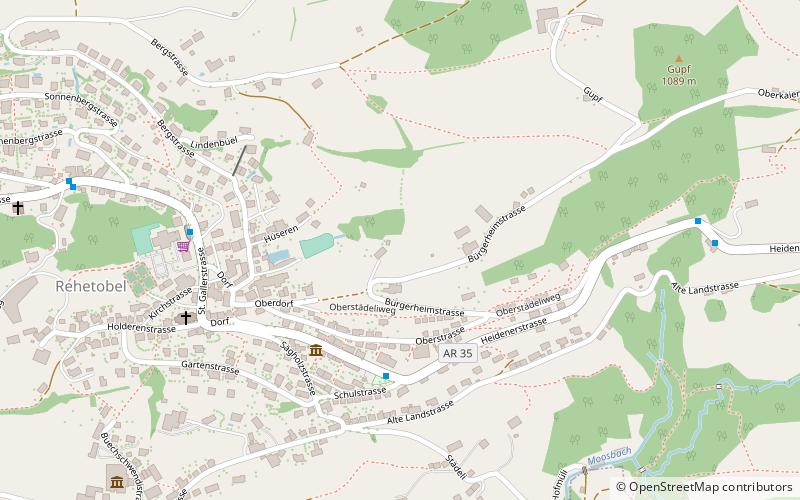 Rehetobel location map