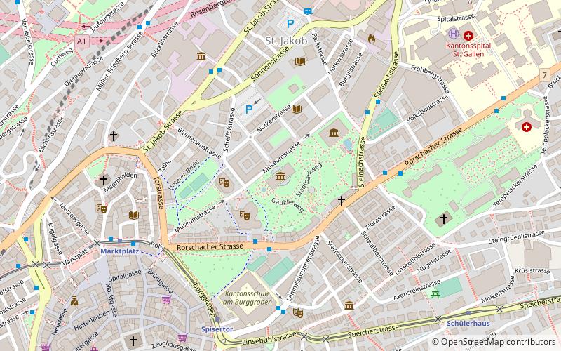 Kunstmuseum St. Gallen location map
