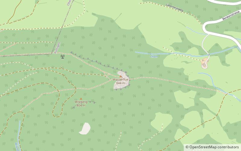 Wasserflue location map