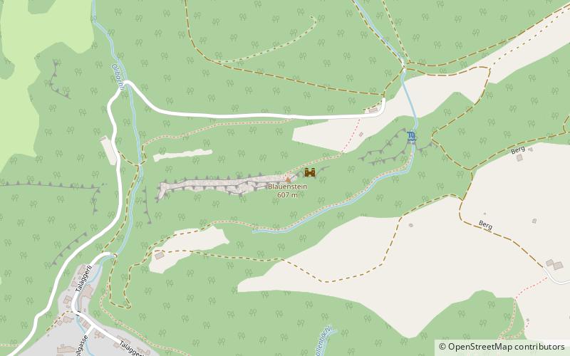 Burg Blauenstein location map